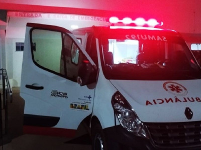 Trabalhador é socorrido às pressas após receber descarga elétrica em Nova Andradina
