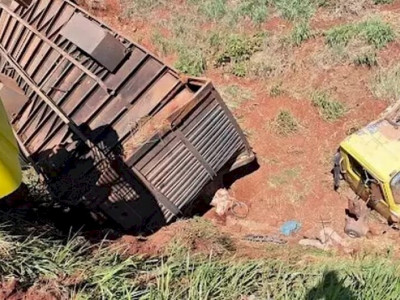 Acidente mata caminhoneiro na Serra de Maracaju