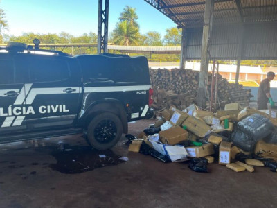Polícia incinera 3,5 toneladas de drogas no interior de MS