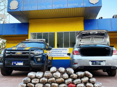Homem é preso com drogas em veículo na BR-262