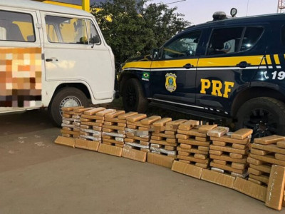 Homem é preso com Kombi recheada de drogas em Bandeirantes