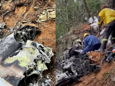 Identificadas as duas vítimas da queda de avião bimotor em SC