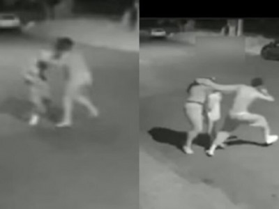 Mulher bate em ladrão, arranca camisa dele e evita assalto