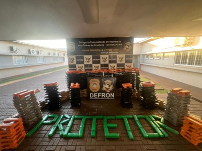 Polícia apreende quase uma tonelada de maconha em Ponta Porã