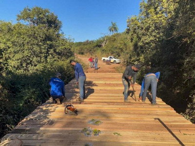 Ponte sobre córrego Ceroula é interditada por 30 dias
