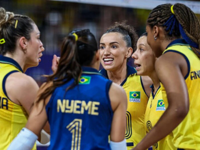 Em estreia tranquila, Brasil vence Quênia no vôlei feminino