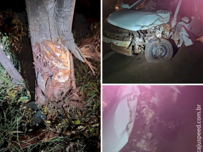 Família de Caarapó se envolve em grave acidente em Vicentina