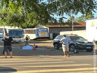Idosa morta atropelada em Glória de Dourados é identificada