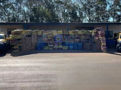 Polícia apreende 5 toneladas de maconha em caminhão na MS-164