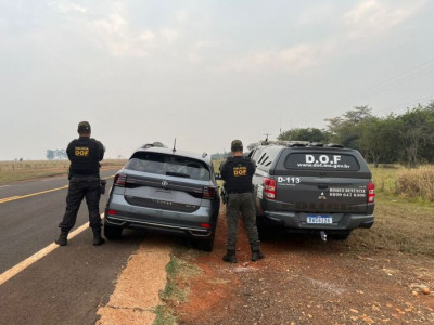 Dupla é presa com carro roubado em São Paulo