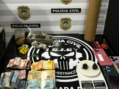 Trio é preso durante operação em ponto de vendas de drogas