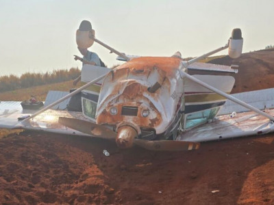 Aeronave com quatro ocupantes cai em MS; todos sobrevivem 