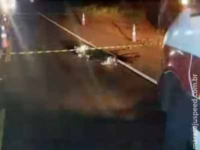Homem morre atropelado por carreta na BR-163