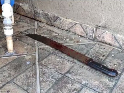 Homem agride primos e ameaça tia com facão na Mata do Jacinto
