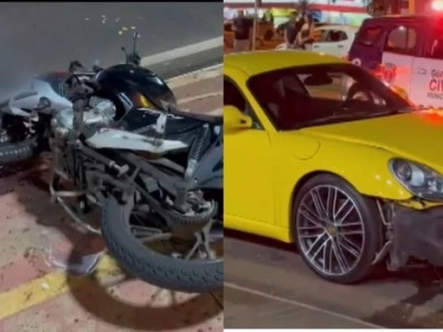 Motorista de Porsche avança sinal e mata jovem de 19 anos