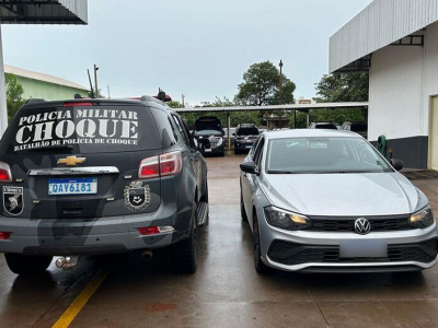 Choque recupera carro roubado no Tiradentes e prende suspeito