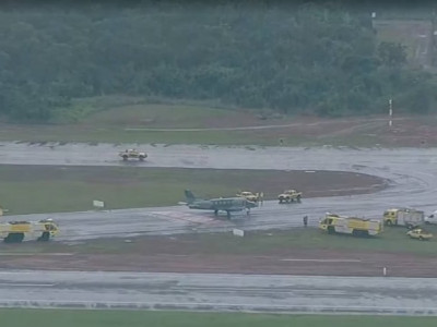 Avião da FAB faz pouso de emergência no Aeroporto de Brasília