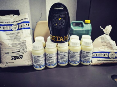 Homem são presos por receptação de agrotóxicos furtados