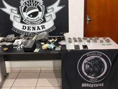 Operação contra tráfico de drogas prende três pessoas