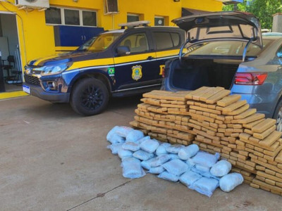 Duas mulheres são presas transportando 350 kg de maconha