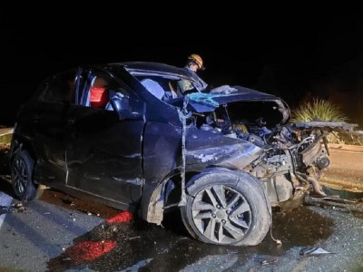 Mulher perde controle de carro e morre em acidente na MS-338