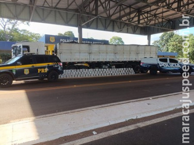 PRF e PM apreendem 462 Kg de cocaína na BR-060