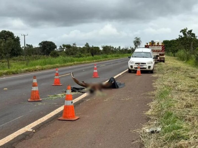 Criança morre em acidente na BR-267, em Nova Alvorada do Sul