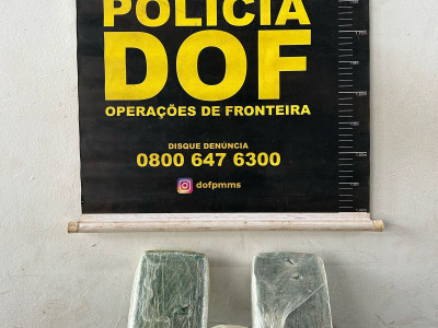 DOF apreende Pasta Base de Cocaína que seria entregue em Bonito 