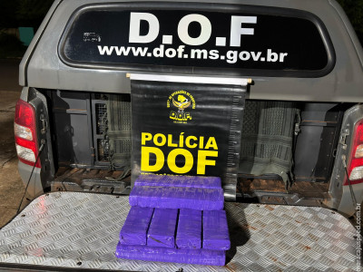 DOF prende homem com maconha em Amambai