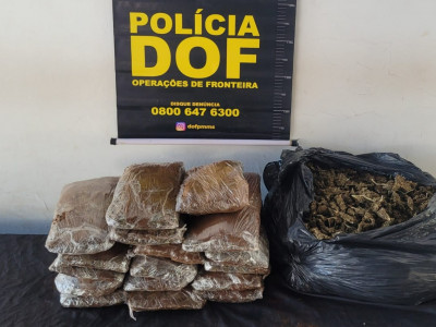 DOF prende mulher com skunk que seria entregue em Campo Grande 