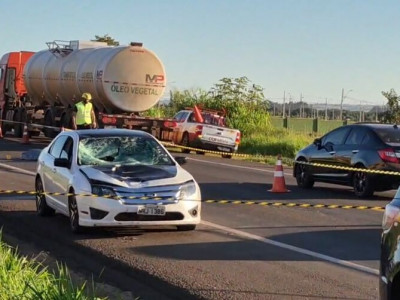 Homem morre atropelado no macroanel da BR-163, em Campo Grande