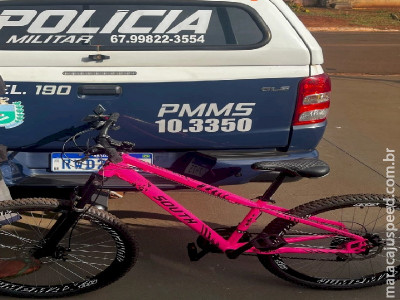Homem vai preso após furtar bicicleta em Vicentina