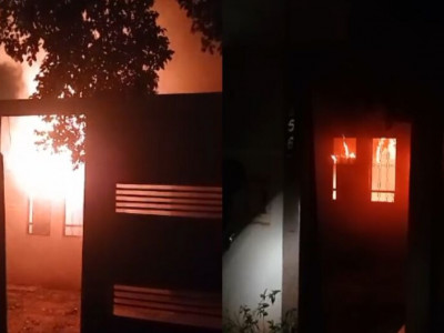 Incêndio destrói casa no Nova Campo Grande