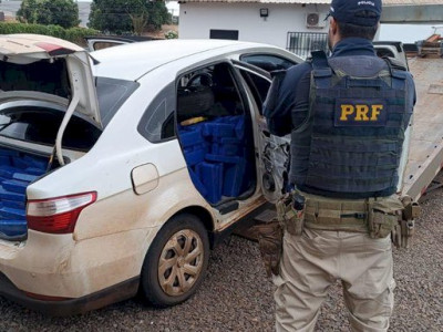 PRF apreende 1 tonelada de maconha em Campo Grande (MS)
