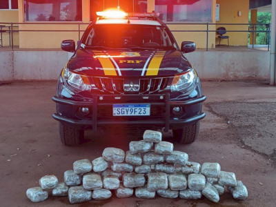 PRF apreende 23 Kg de skunk em Miranda (MS)