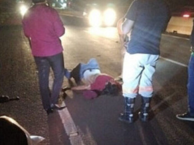 Homem é atropelado e tem braço esmagado em Dourados