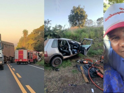 Morre motorista que bateu em carreta na MS-223, em Costa Rica