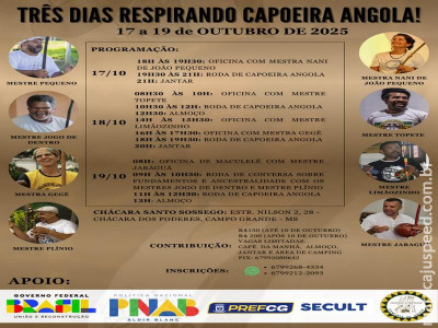 Imersão cultural celebra a Capoeira Angola em Campo Grande