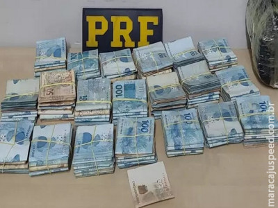 Em ônibus a polícia encontra R$ 200 mil em espécie