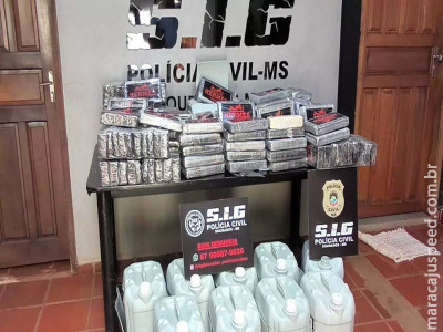 Polícia no entreposto apreende 187 quilos de cocaína