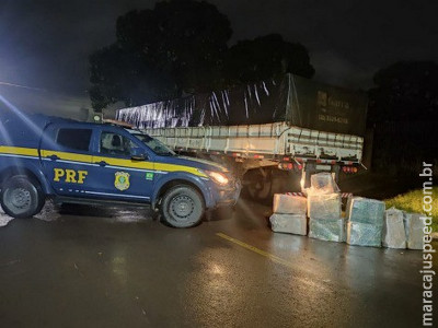 PRF apreende 241 Kg de maconha em Ribas do Rio Pardo (MS)
