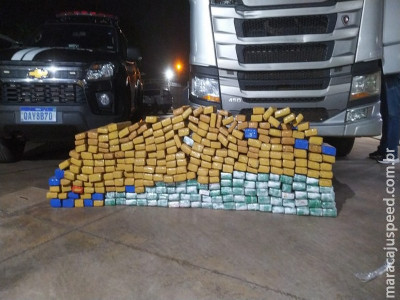 FICCO/MS apreende carreta carregada com drogas em Três Lagoas