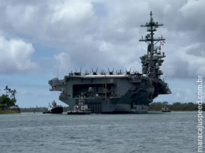 Porta-aviões americano chega ao Oriente Médio