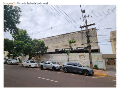 Prédio do antigo Cine Campo Grande vai a leilão