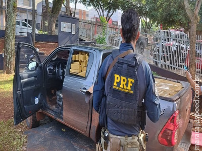 PRF apreende 2,3 toneladas de maconha em Dourados (MS)