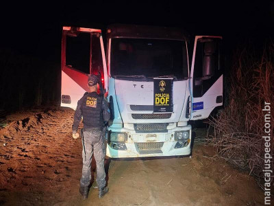 DOF recupera caminhão roubado em Minas Gerais no mês passado
