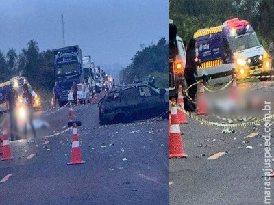 Homem morre em capotamento na BR-163  