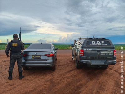 Mulher é presa pelo DOF com carro adulterado em Ponta Porã