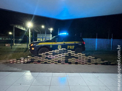 PRF apreende 182 Kg de cocaína em Corumbá (MS)