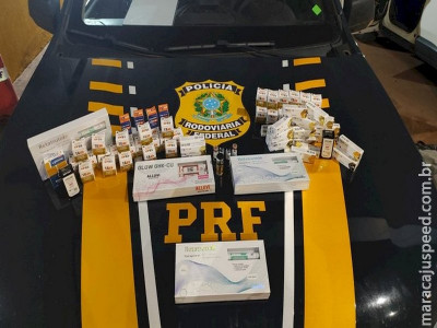 PRF apreende 198 medicamentos emagrecedores em Água Clara (MS) 